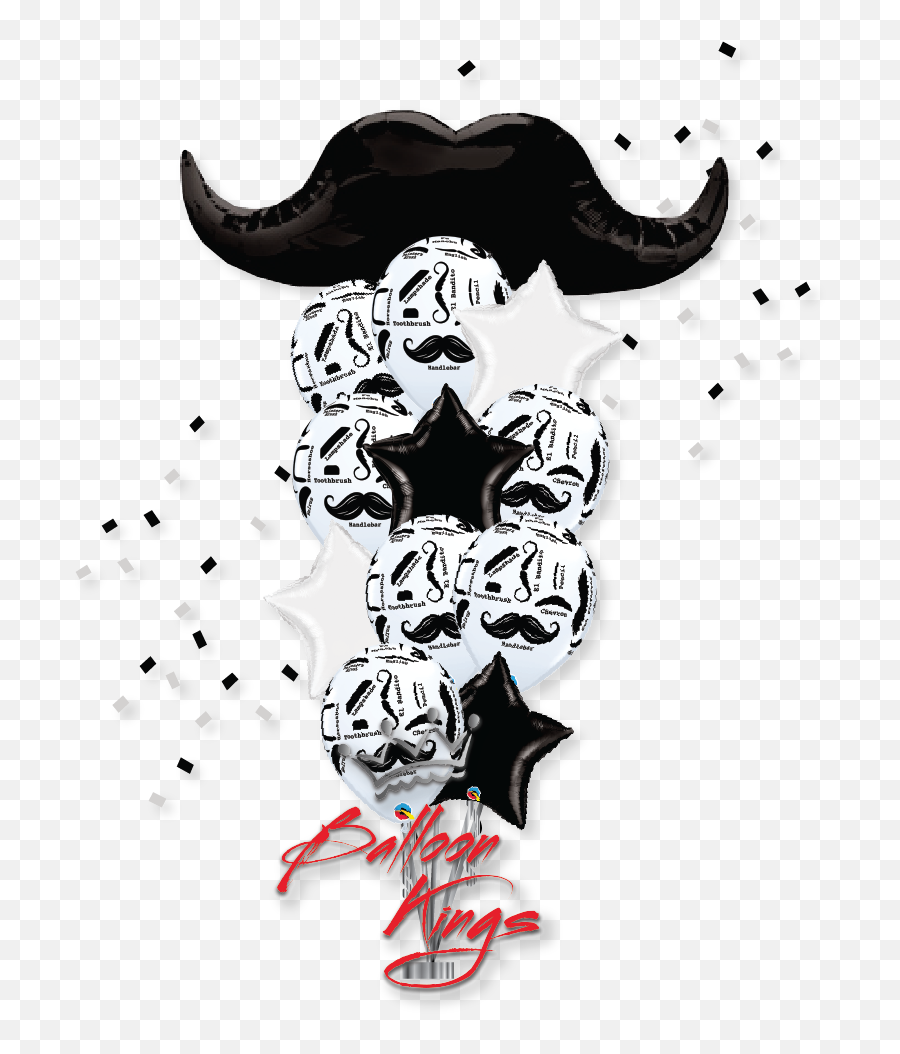 Mustache Bouquet - Illustration Emoji,Number 10 And Umbrella Emoji