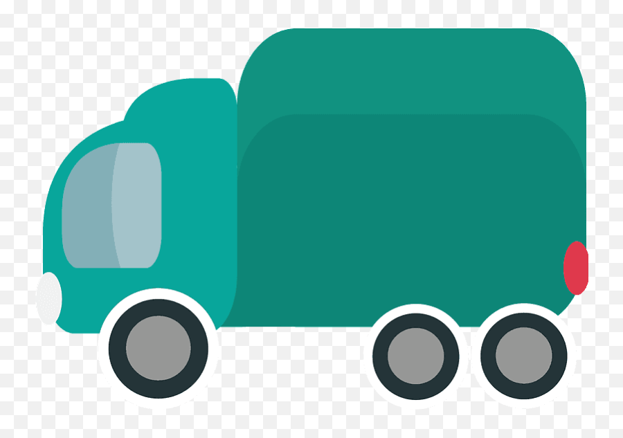 Articulated Lorry Emoji Clipart - Emoji,Truck Emoji