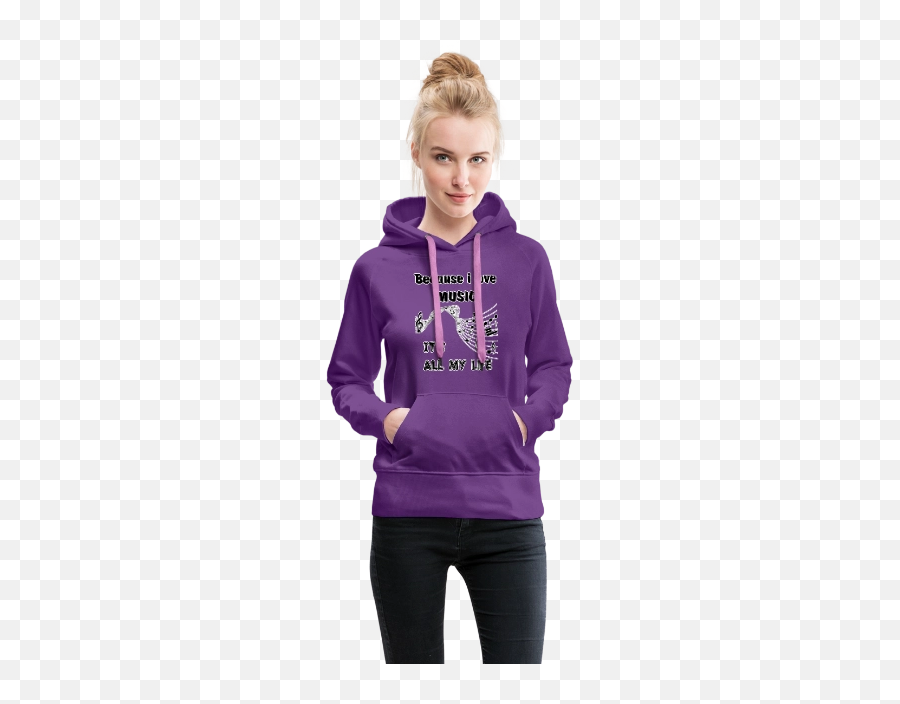 Glamour Splash Love Music - Womenu0027s Premium Hoodie Hoodie Emoji,Emoji Hoodies