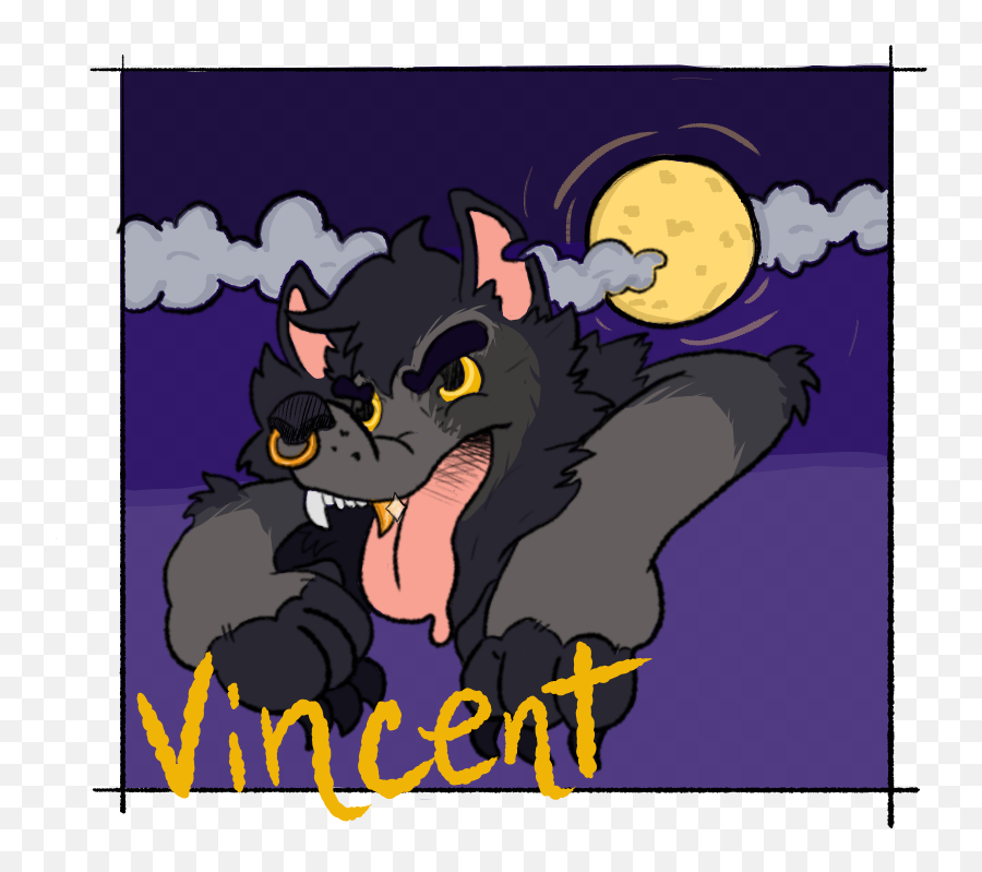 Wolf Daddy Vinny By Perverteddemoniac - Fur Affinity Dot Net Fictional Character Emoji,Werewolf Emoji