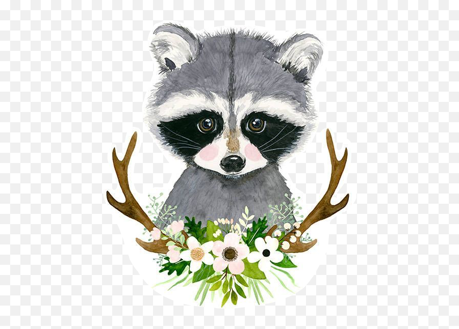 Racoon Notperfect Sticker - Baby Boy Nursery Raccoon Emoji,Racoon Emoji