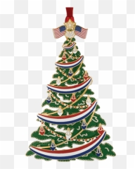 Beacon Design Winter Owl Handcrafted Ornament Holiday - Patriotic Christmas Emoji