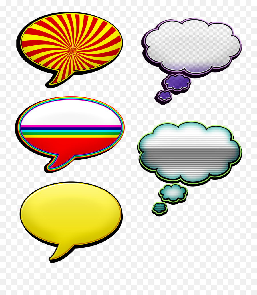Comic Speech Bubbles Superhero - Free Image On Pixabay Dot Emoji,Superhero Emojis For Android