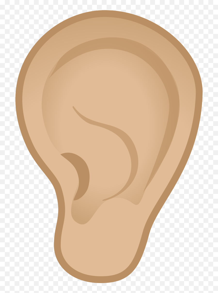 Filenoto Emoji Oreo 1f442 1f3fcsvg - Wikimedia Commons Emoji Oreille,Emoji Ear