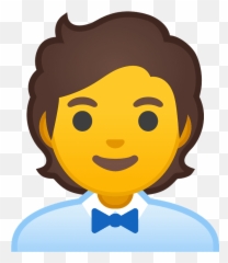 Office Worker Emoji Clipart Free Download Transparent Png - Persona Levantando La Mano,Collar Emoji