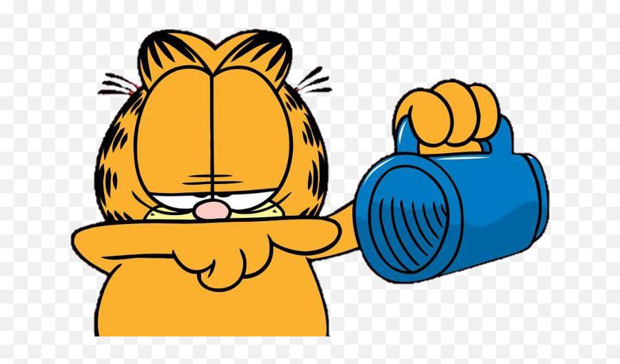 Garfield Good Morning Gif Clipart - Good Morning Gif Png Emoji,Good Morning Emoji
