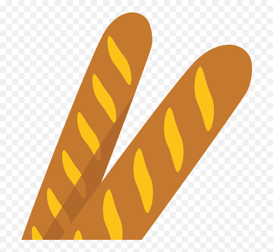 Baguette Bread Emoji Clipart - Bagietki Emoji Png,Emoji Bread