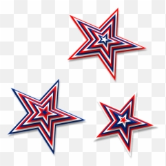Red White And Blue Stars Transparent - Red White And Blue Stars Transparent Emoji,Blue Star Emoji