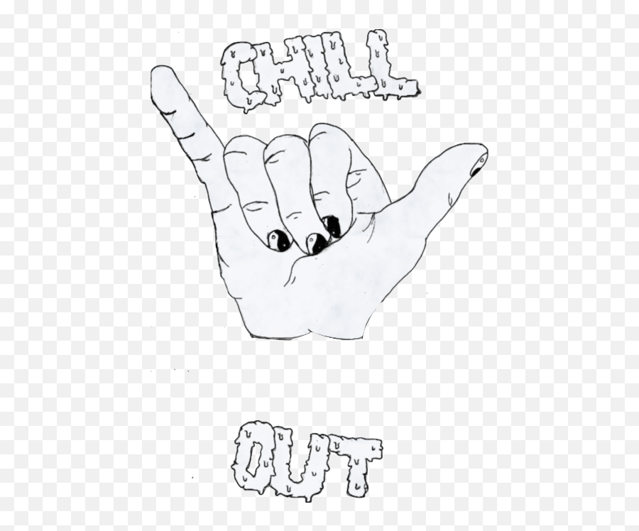 Hippie Art Grunge Art Cool Drawings - Chill Tumblr Drawings Emoji,Snap Fingers Emoji