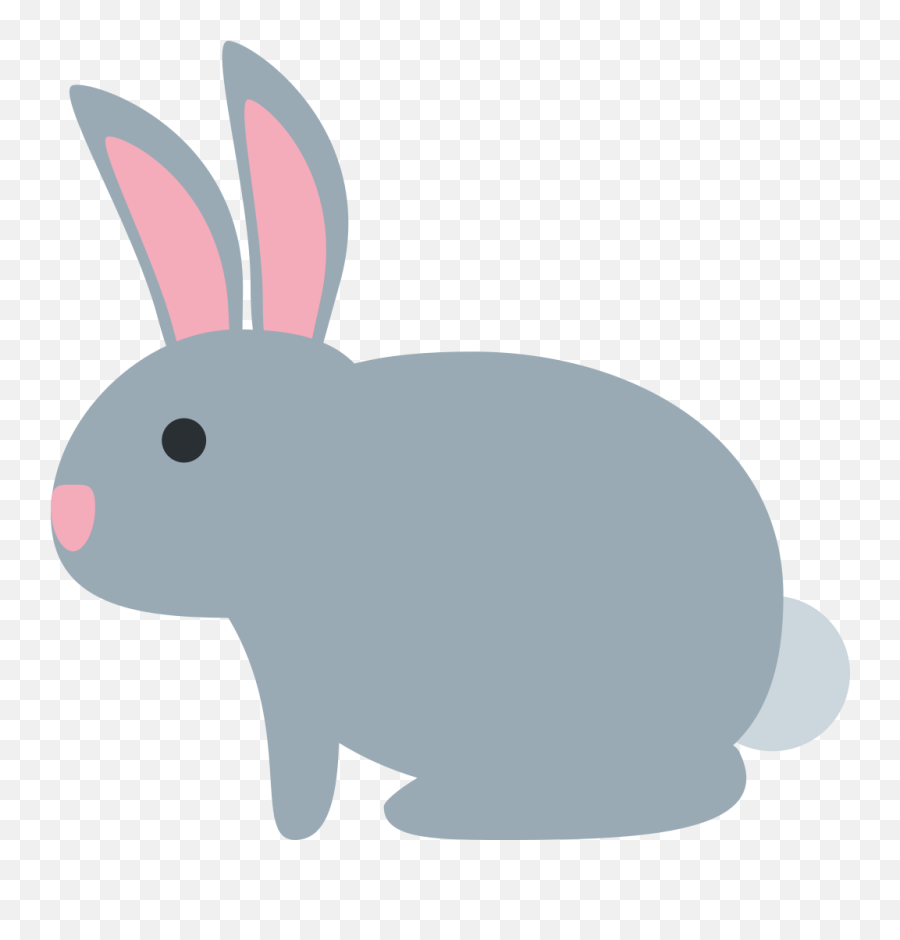 Twemoji12 1f407 - Bunny Rabbit Emoji Love,Emoji Ear