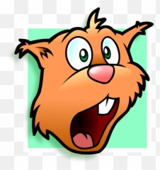 Suprised Chipmunk Cartoon - Cartoon Chipmunk Png Emoji,Goat Emoji
