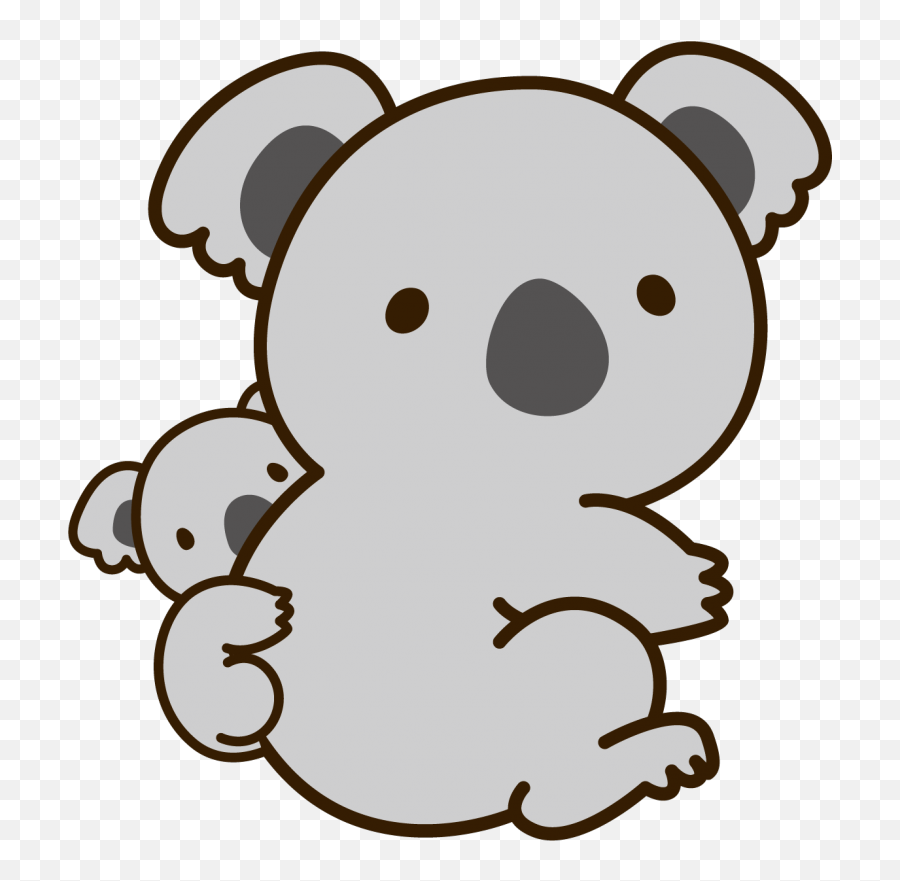 Baby Koala Stickers Cute Koala Sticker - Cartoon Transparent Cute Koala Emoji,Koala Bear Emoji