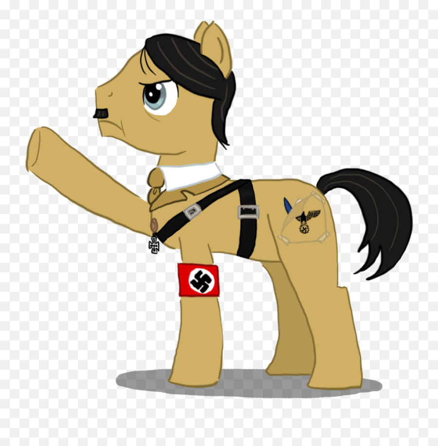 Heil Hitler Transparent Png Clipart - My Little Pony Hitler Emoji,Heil Emoji