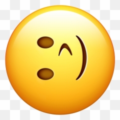 Conned - Emoji Cara Feliz Al Reves,Thankful Emoji
