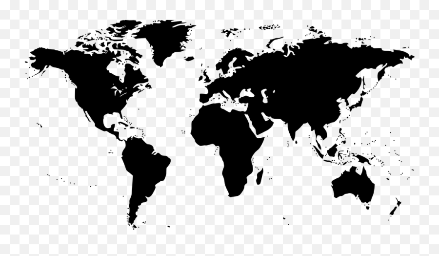 Free World Earth Vectors - World Map Clipart Black Emoji,Rainbow Flag Emoji