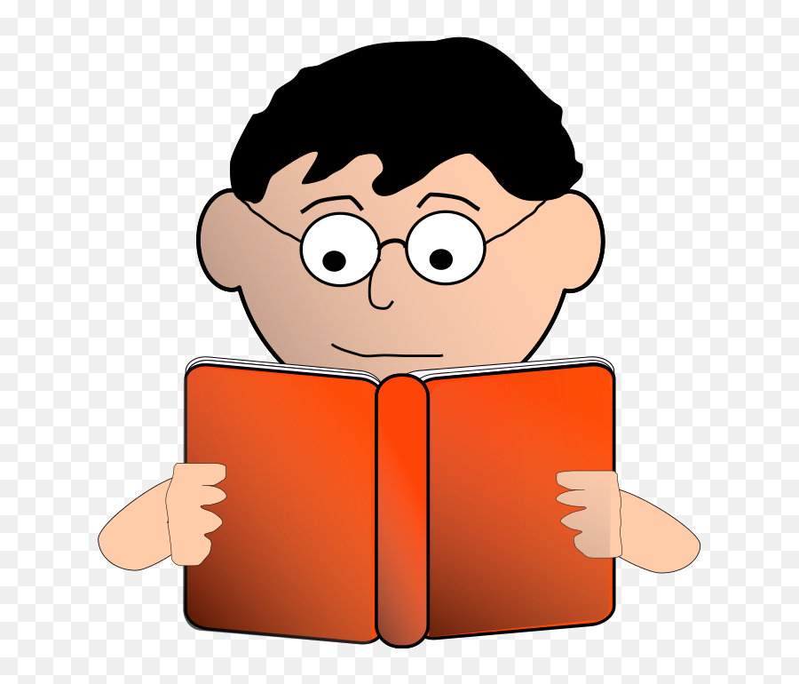 Nlyl Reading Man With Glasses - Reading Clipart Png Gif Emoji,Reading Glasses Emoji