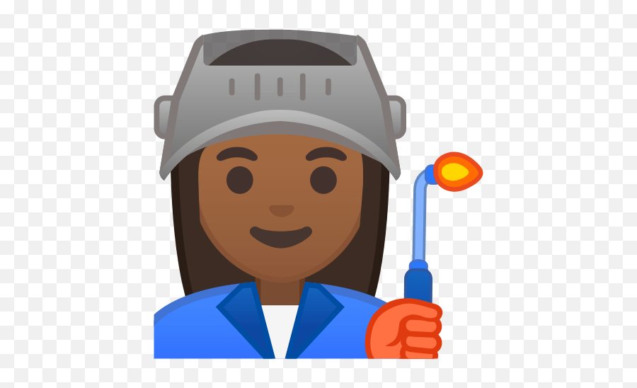 U200d Woman Factory Worker Emoji With Medium - Dark Skin Worker Emoji,Lego Emoji