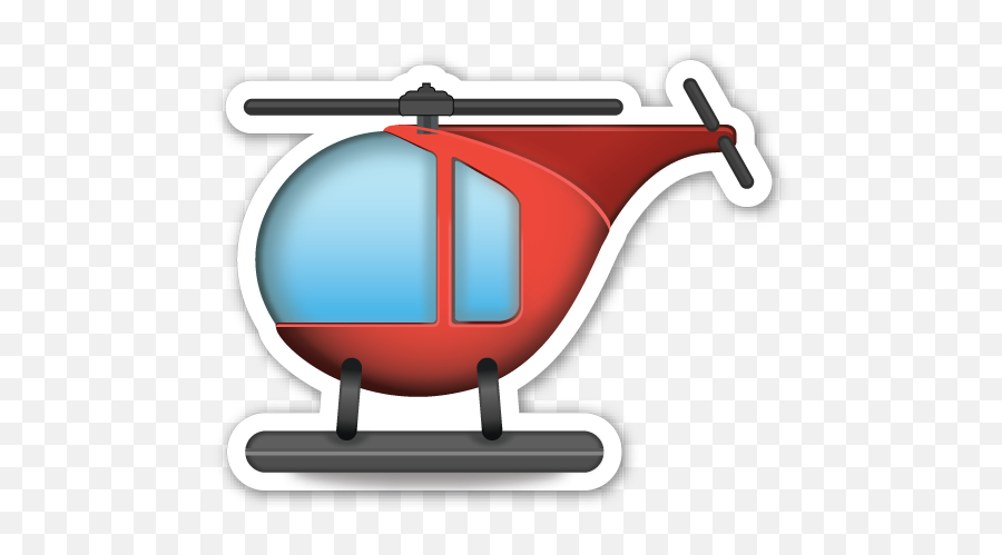 Helicopter - Emoji Helicopter Transparent,Ambulance Emoji