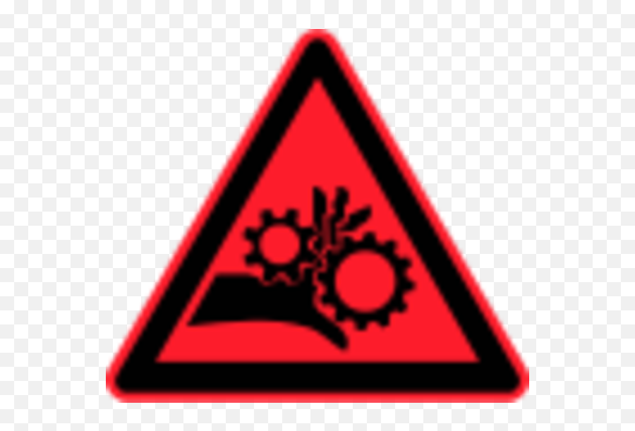 Pinch Point Clipart - Moving Parts Warning Sign Emoji,Pinch Emoji
