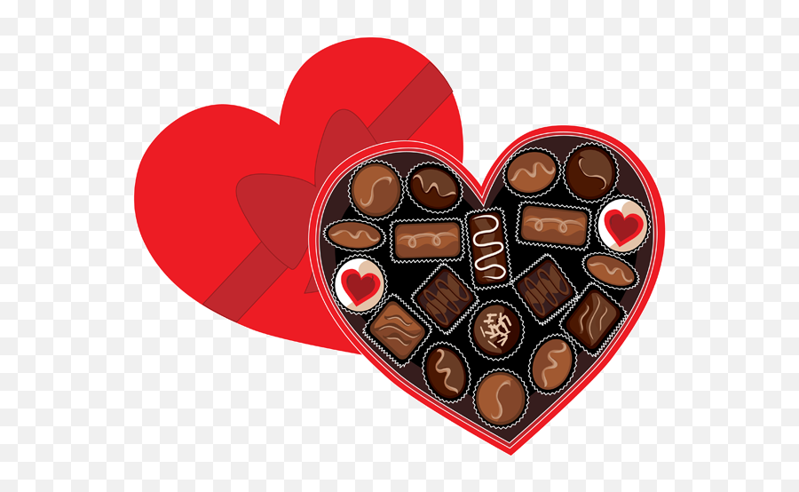 Valentineu0027s Day Chocolate Clipart - Box Of Chocolates Clip Art Emoji,Emoji Chocolates