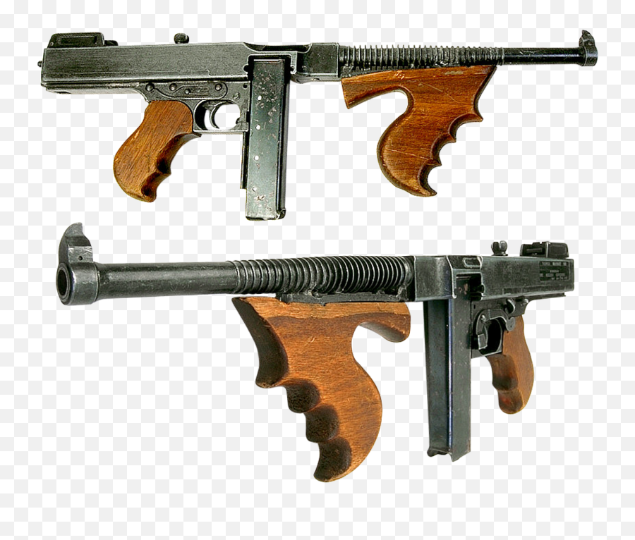 Gun Automatic Machine Gun Firearms Thompson Submachine Gun - Portable Network Graphics Emoji,Squirt Gun Emoji