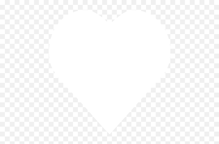 White Heart 69 Icon - White Colour Heart Png Emoji,Heart Emoticon Text