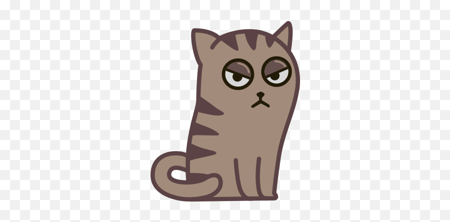 Fixel The Snob Cat - Cartoon Emoji,Snob Emoji