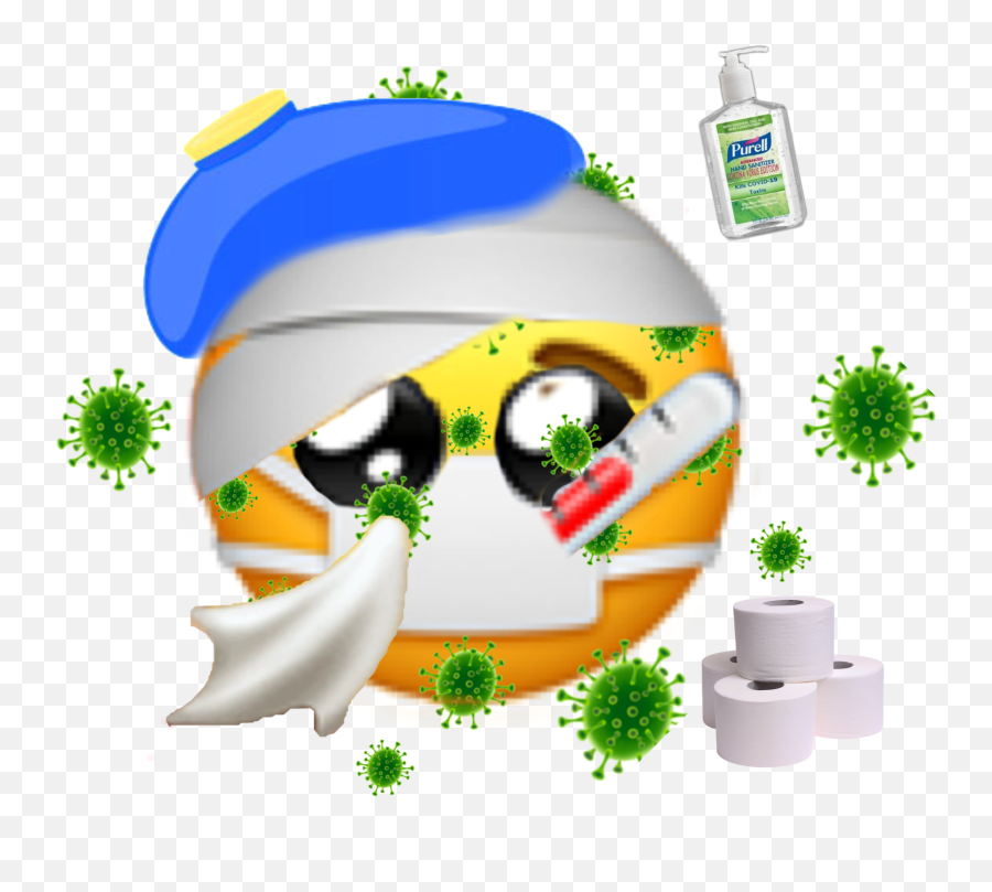 Sick Covid - Fictional Character Emoji,Bandage Emoji