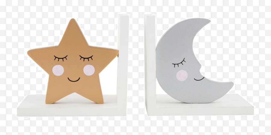 Sweet Dreams Stars U0026 Moon Bookends - Cale Livre Enfant Emoji,Moon And Stars Emoji