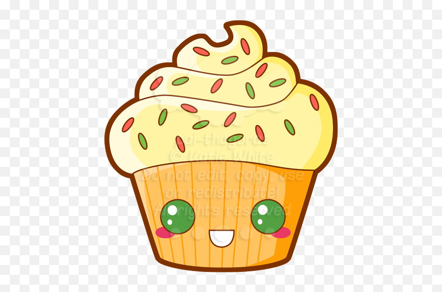 Kawaii Clipart Muffin Picture - Cute Cupcake Clipart Emoji,Muffin Emoji