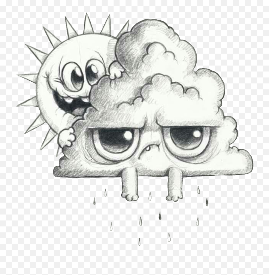 Cute Cloud Storm Emoji Freetoedit - Chris Ryniaks Morning Scribbles,Storm Emoji