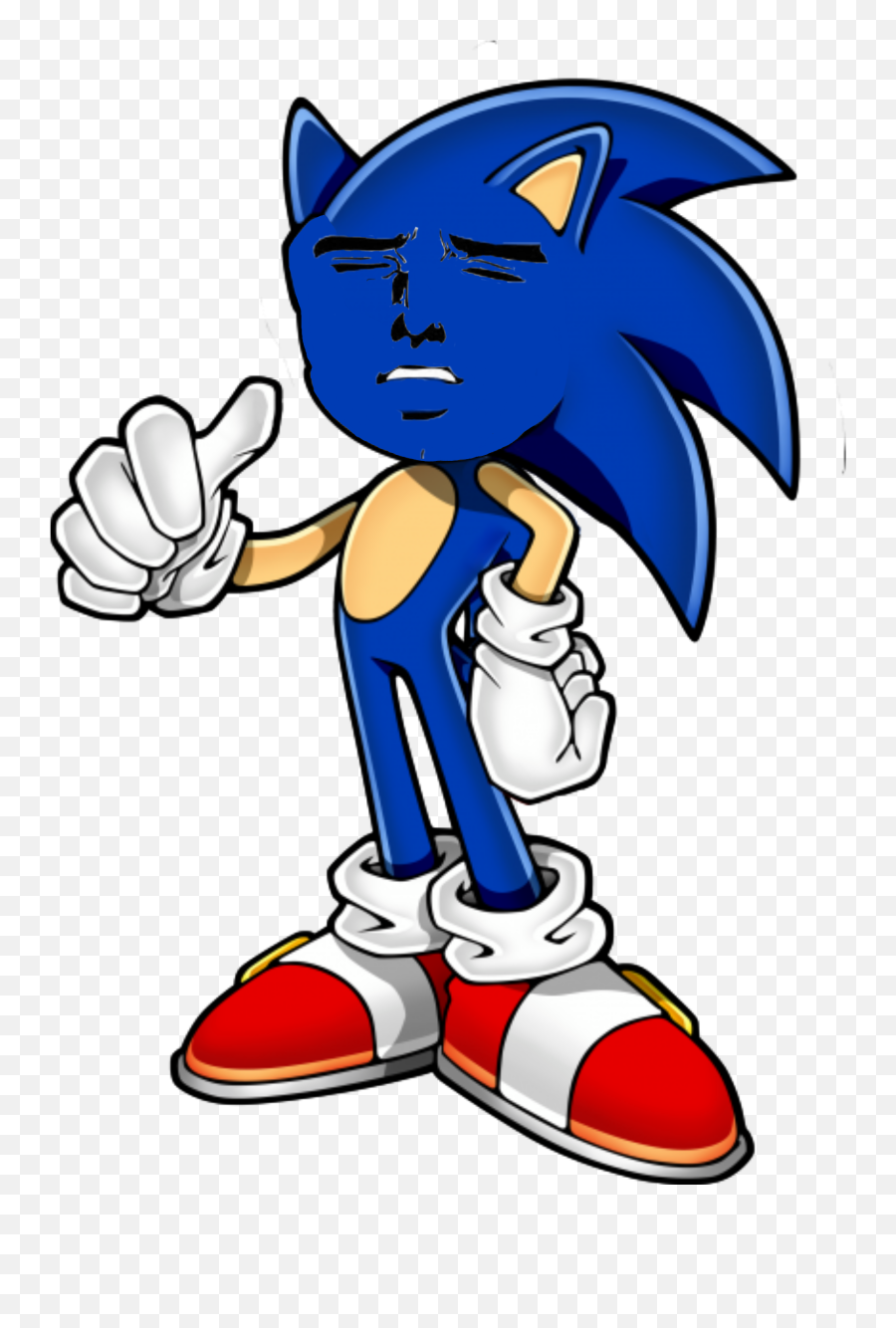 Sonic Meme Interesting - Draw Sonic The Hedgehog Emoji,Emoji Sonic