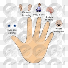 Give Me Five Picture For Classroom Therapy Use - Great Clip Art Emoji,Give Emoticon