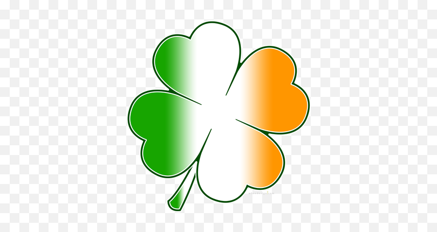 Irish Flag Shamrock - Whee Design Irish Flag Shamrock Transparent Emoji,Shamrock Emoticon