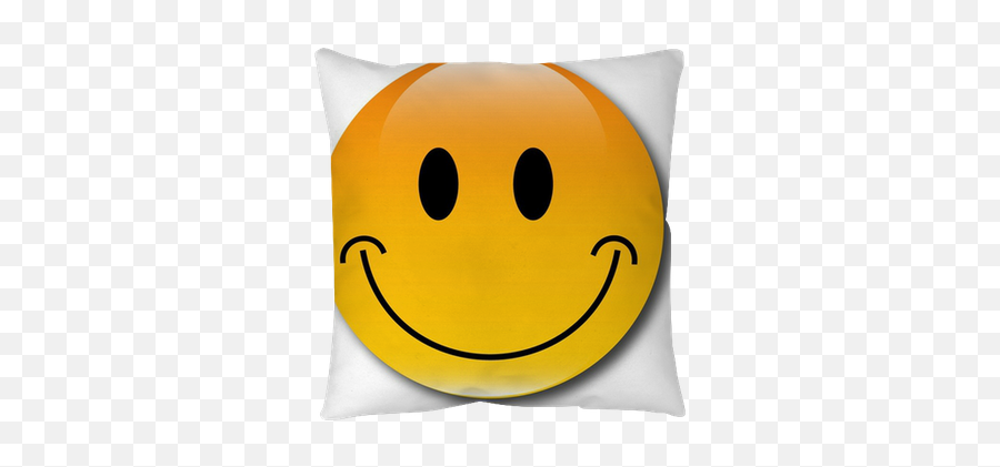 Happy Smiley Web Button Floor Pillow Pixers - Smiley Emoji,Laughing Emoji Pillow