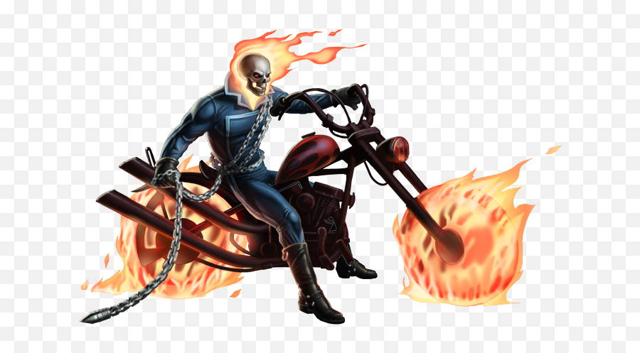 Ghost Rider Motorcycle Comic Png - Ghost Rider Png Emoji,Ghost Rider Emoji