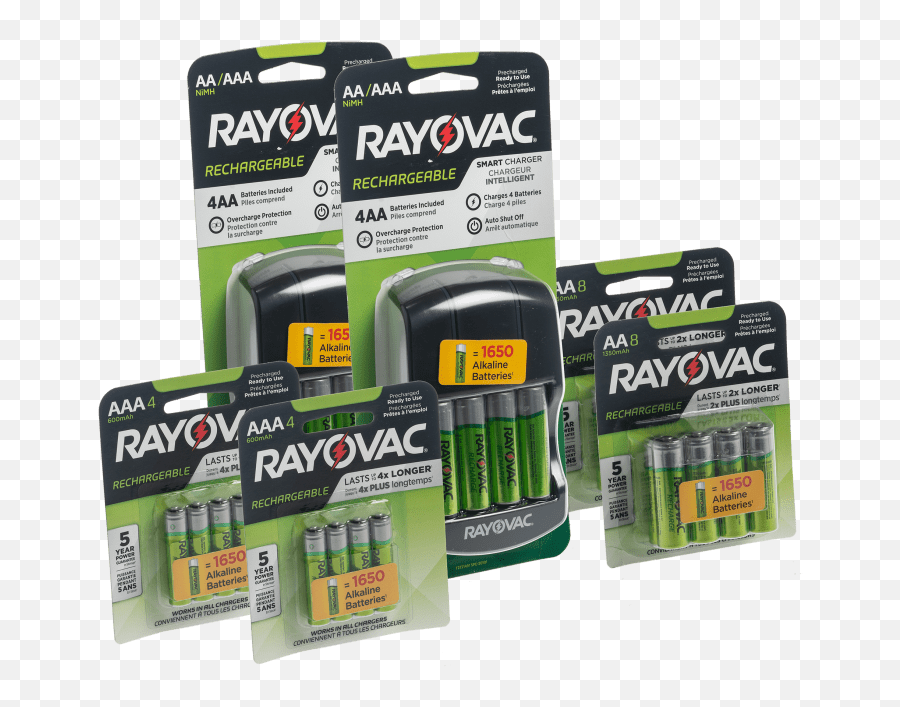 Rayovac Rechargeable Battery Bundle - Multipurpose Battery Emoji,Emoji Car Plug Battery