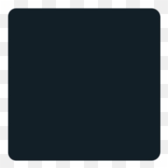 Black Small Square Emoji - Beige