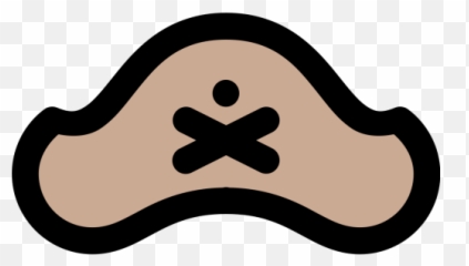 Pirate Icon Of Colored Outline Style - Clip Art Emoji,Ios 9.01 Emojis