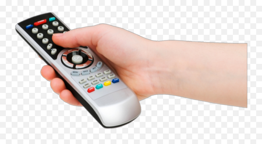 Remote Control Stickers - Hand Holding Remote Control Png Emoji,Remote Control Emoji