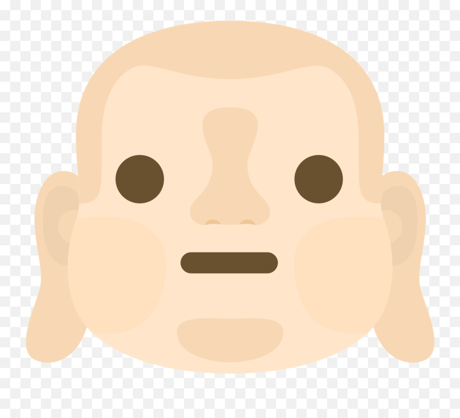 Free Emoji Buddha Face No Expression Png With Transparent - Cartoon,Emoji With Gun To Head