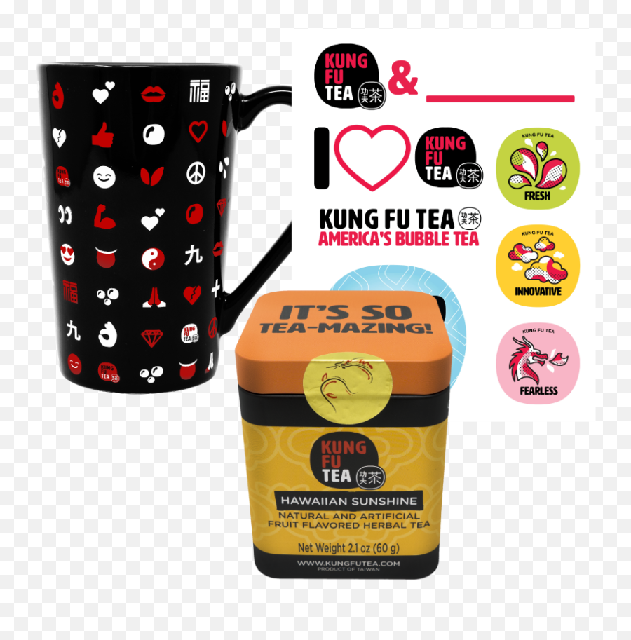Emoji Lover Bundles Kung Fu Tea,Tea Emoji