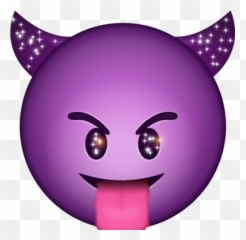 Emoji Evil Foryou Sticker - Devil Transparent Background
