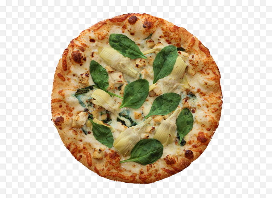 Download Top It Pizza Joannas Spinach - Spinach Pizza Png Emoji,Artichoke Emoji