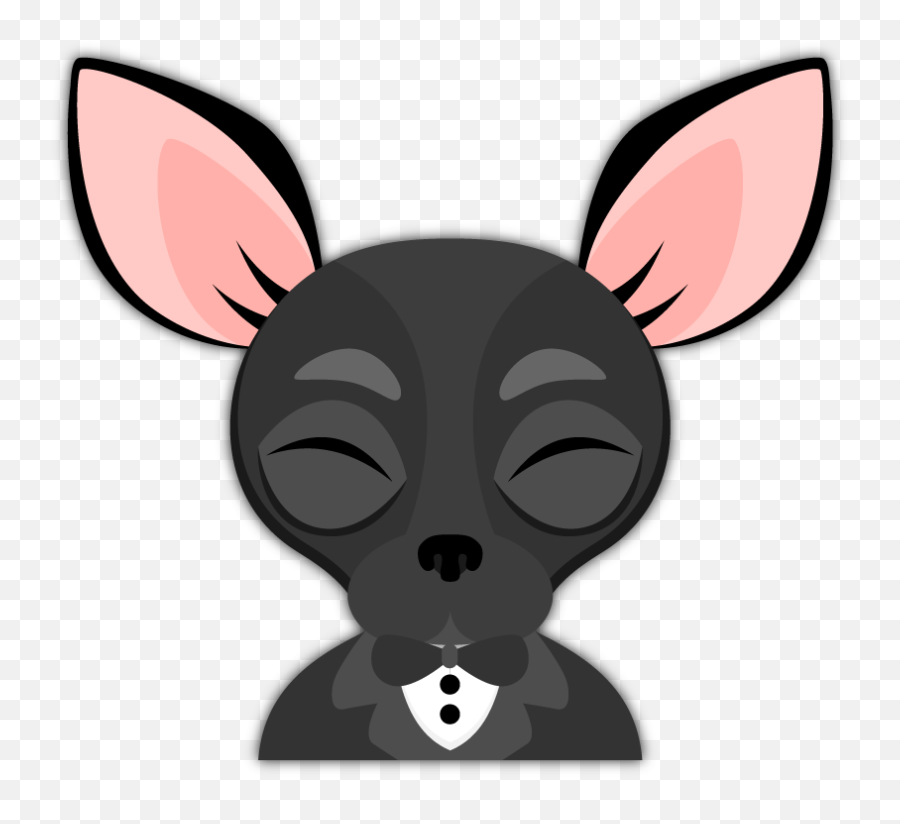 Black Chihuahua Emoji Stickers For Imessage Are You A - Emoji Dogs Black,Groom Emoji