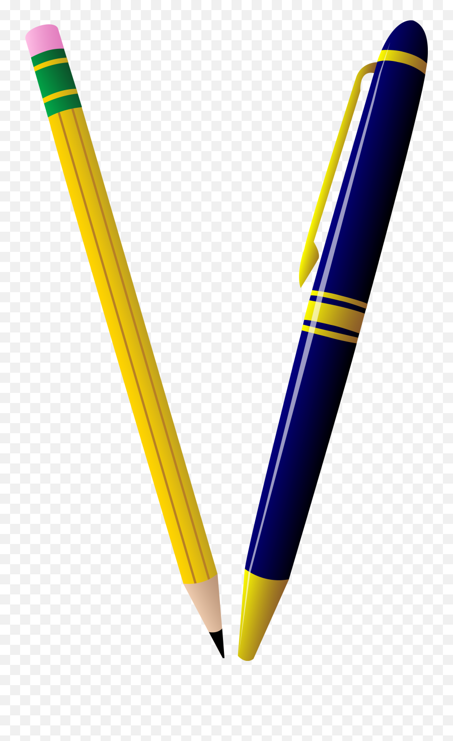 Pen And Pencil Clipart 3 - Pen And Pencil Clipart Emoji,Emoji Pens