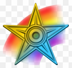 Special Barnstar Hires - Gold Stars Circle Png Emoji,Rainbow Emoji