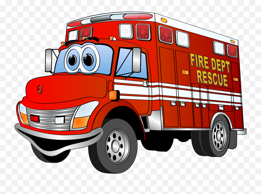 Fire Engine Car Clip Art - Fire Truck Cartoon Clipart Emoji,Firetruck Emoji