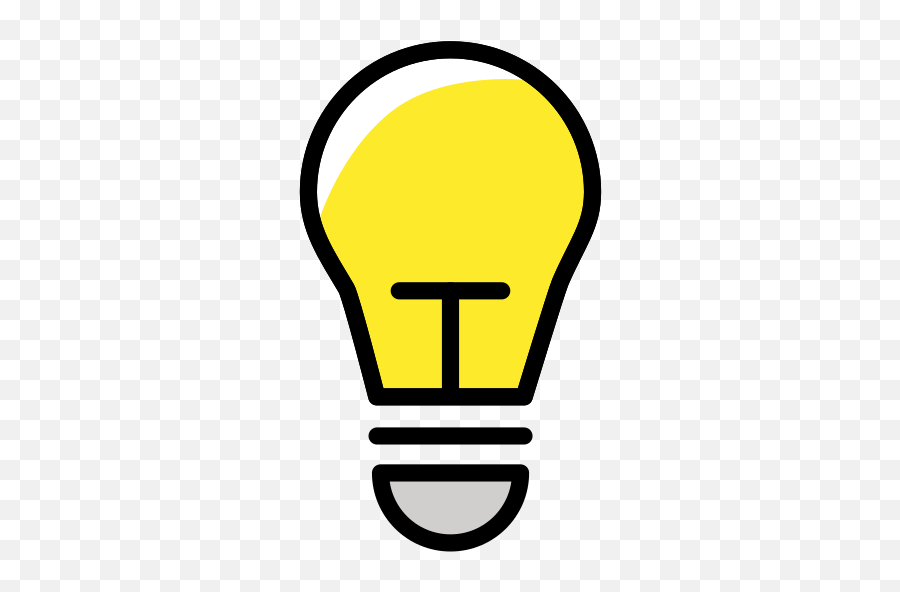 Electric Light Bulb - Clip Art Emoji,Lightbulb Emoji