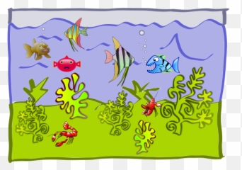 Underwater World - Clipart Fish Aquarium Emoji,Angel Emoji Pillow